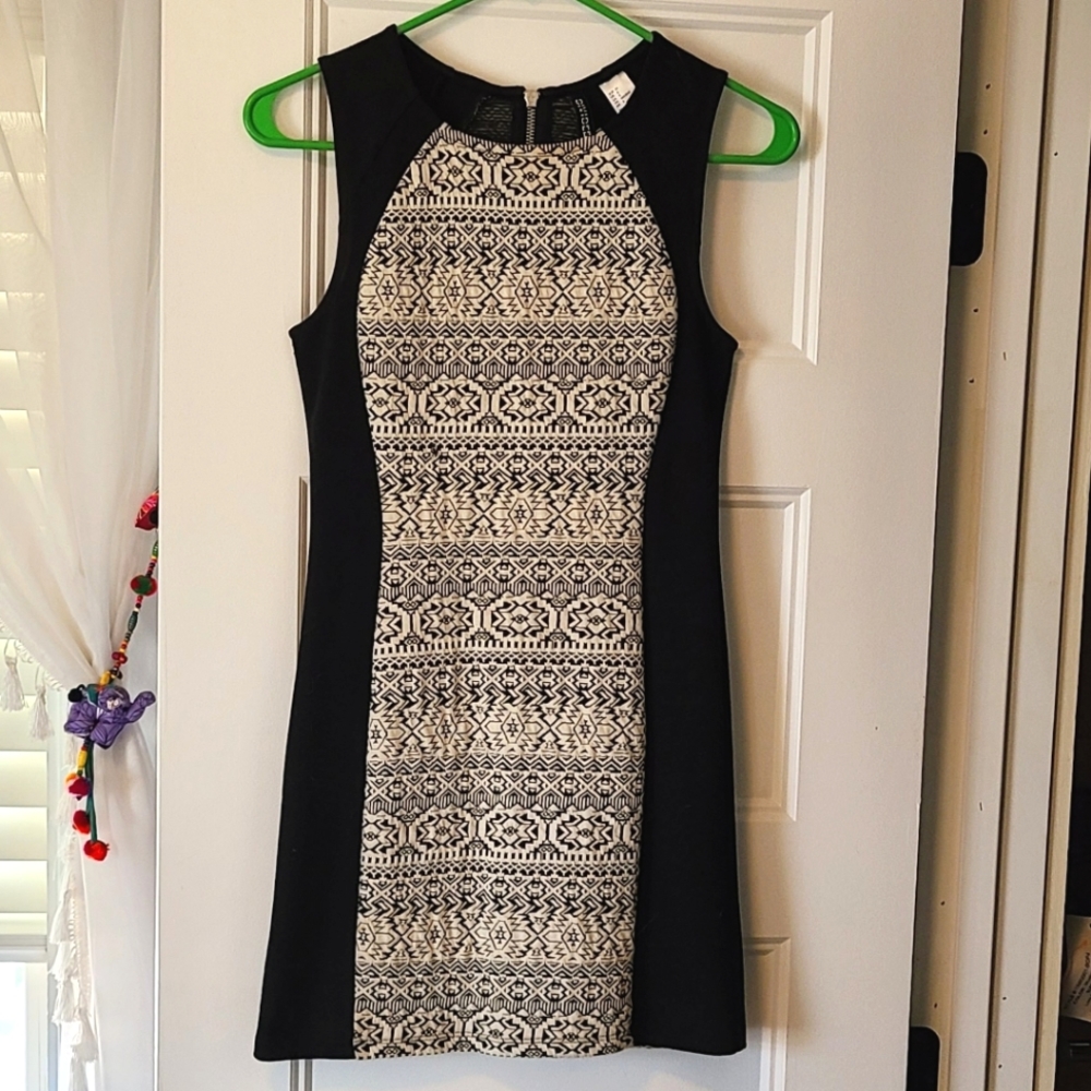 H&M Aztec print mini dress